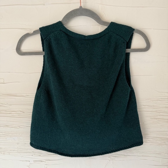 Aritzia | Wilfred | Basque Vest | Small | Dark Green - Picture 7 of 8